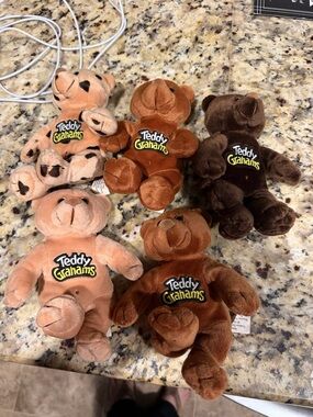 Plush Bear Toy - Brown and Tan Assorted Colors